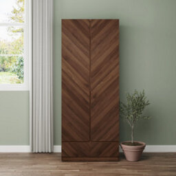 Catania 3 Piece Bedroom Set Royal Walnut - thumbnail 2
