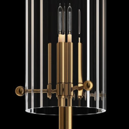Luminosa Lighting Luminosa Arco Neoclassic Wall Lamp Brass, Glass Shade - thumbnail 4