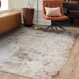 The Rug Edit Ritz Luxe Shimmer Pink Living Room Rug - 80X140Cm - thumbnail 3