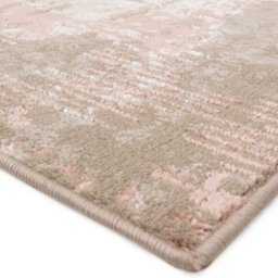 The Rug Edit Ritz Luxe Shimmer Pink Living Room Rug - 80X140Cm - thumbnail 5