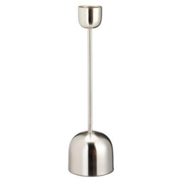 Urbn-Living Urbnliving 25Cm Silver Metal Taper Candlestick Bell Candle Holder Stand Wedding Centrepiece Display