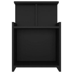 Berkfield Bed Cabinet Black 40X35X60 Cm Engineered Wood - thumbnail 3