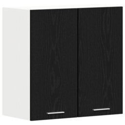Walplus Hanging Cabinet Black Oak 60 X 31 X 60 Cm Engineered Wood - thumbnail 2