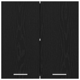 Walplus Hanging Cabinet Black Oak 60 X 31 X 60 Cm Engineered Wood - thumbnail 7