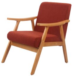 Glanna Spice Bouclé Effect Occasional Chair (H)830mm (W)640mm (D)770mm - thumbnail 2