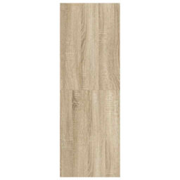 Berkfield Practical Wall-Mounted Tv Cabinet Sonoma Oak 37X37X107 Cm Engineered Wood - thumbnail 8