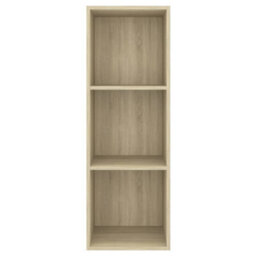 Berkfield Practical Wall-Mounted Tv Cabinet Sonoma Oak 37X37X107 Cm Engineered Wood - thumbnail 4
