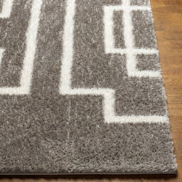 Livabliss Cloudy Shaggy-Modern Grey Ivory Soft Plush Pile Living Bedroom Rug 160 X 213 Cm Easy Care, Non Shedding - thumbnail 5