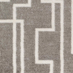 Livabliss Cloudy Shaggy-Modern Grey Ivory Soft Plush Pile Living Bedroom Rug 160 X 213 Cm Easy Care, Non Shedding - thumbnail 7