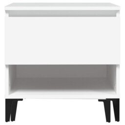 Berkfield Side Tables 2 Pcs White 50X46X50 Cm Engineered Wood - thumbnail 7