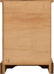 Seconique Corona Petite Bedside 1 Door 1 Drawer In Distressed Waxed Pine Finish - thumbnail 7