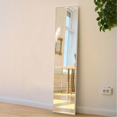 Darphe 37X147Cm Gold Metal Frame Over The Door Full Length Mirror - image 1