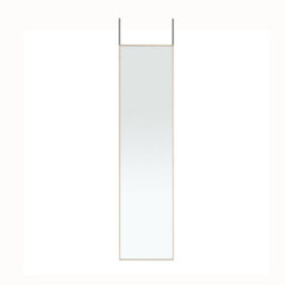 Darphe 37X147Cm Gold Metal Frame Over The Door Full Length Mirror - thumbnail 4