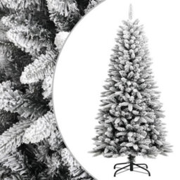 Berkfield Artificial Christmas Tree With Flocked Snow 120 Cm Pvc&pe