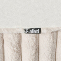 Beliani Bedspread Rakya Faux Fur 200 X 220 Cm Light Beige - thumbnail 6
