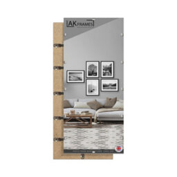Ak Frames 36X10 Frameless Clip Frame With Shatter-Resistant Perspex - Clip Photo Frame For Prints, Photos And Wall Art - thumbnail 1