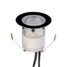 First Choice Lighting Set Of 10 30mm Black Ip67 Cool White Led Plinth Decking Kit - thumbnail 8