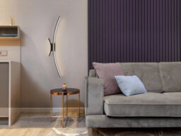 Luminosa Lighting Luminosa Curves Integrated Led Wall Lamp Black 2 Light 3000K - Uk Stock - thumbnail 2