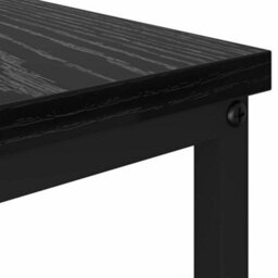 Berkfield Coffee Table Black Oak 100 X 51 X 45 Cm Engineered Wood - thumbnail 9