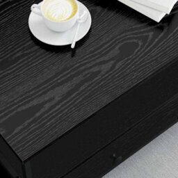 Berkfield Coffee Table Black Oak 100 X 51 X 45 Cm Engineered Wood - thumbnail 4