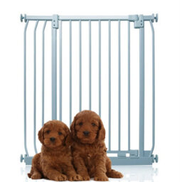 Bettacare Extra Tall Elite Dog Gate, 80Cm - 89Cm, Matt Grey, Extra Tall 96.8Cm In Height, Pressure Fit Pet Gate - thumbnail 1