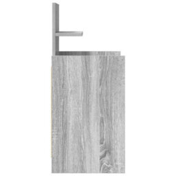 Berkfield Bedside Cabinets With 2 Drawers 2 Pcs Grey Sonoma 38X34X80 Cm - thumbnail 8