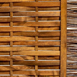 Primrose Premium Framed Fence Panel Bunched Willow Hurdle Hand Woven 1.82M X 1.82M - thumbnail 6