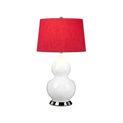 Luminosa Lighting Luminosa Isla Batten, Polished Nickel, White, Red - image 1