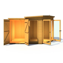 Shire Barclay 8 X 12 Feet With Side Shed - L119 X W224.8 X H190.2 Cm - thumbnail 6