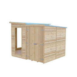 Shire Barclay 8 X 12 Feet With Side Shed - L119 X W224.8 X H190.2 Cm - thumbnail 7