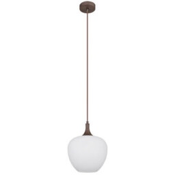 Luminosa Lighting Luminosa Maxy Dome Pendant Ceiling Light Coffee Colored Opal Glass Shade 1X E27 - thumbnail 2
