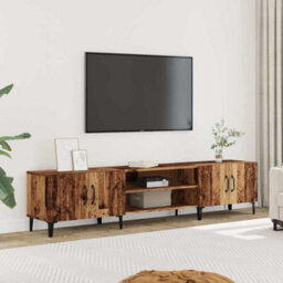 Walplus Tv Cabinet Old Wood 180X31.5X40 Cm Engineered Wood