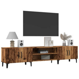 Walplus Tv Cabinet Old Wood 180X31.5X40 Cm Engineered Wood - thumbnail 3