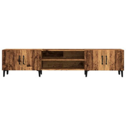 Walplus Tv Cabinet Old Wood 180X31.5X40 Cm Engineered Wood - thumbnail 4