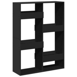 Berkfield Room Divider Black 100X33X135 Cm Engineered Wood - thumbnail 6