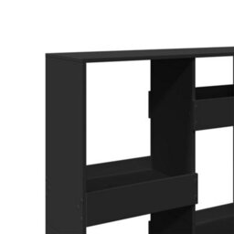 Berkfield Room Divider Black 100X33X135 Cm Engineered Wood - thumbnail 7