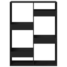 Berkfield Room Divider Black 100X33X135 Cm Engineered Wood - thumbnail 4
