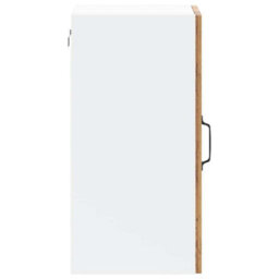 Berkfield Durable Kitchen Wall Cabinet With Glass Door Kalmar Old Wood Engineered Wood - thumbnail 7