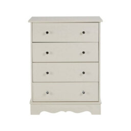 Orsina 4 Drawer Chest, White Dresser Chest Of Drawers, White Dresser And Chest Of Drawers, Modern Drawer Chest - thumbnail 1