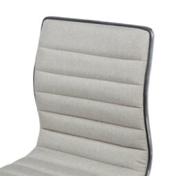 Beliani Set Of 2 Bar Chairs Lucerne Swivel Light Beige - thumbnail 9