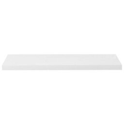 Berkfield Floating Wall Shelves 2 Pcs High Gloss White 90X23.5X3.8 Cm Mdf - thumbnail 4