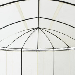 Berkfield Gazebo Cream White 530X350X265 Cm - thumbnail 5