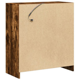 Berkfield Sideboard With Led Smoked Oak 77X34X85 Cm Engineered Wood - thumbnail 9