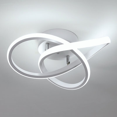 Pheashine Ceiling Light 6500K,modern Led Ceiling Light Suitable For Bedrooms, Hallways, Living Rooms, 30W (White). - image 1