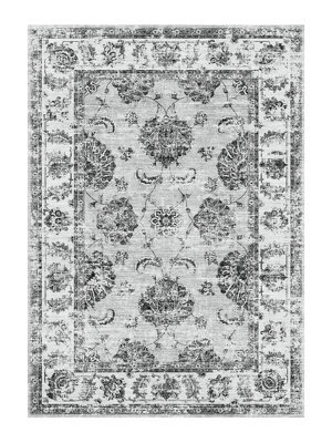 Silk Road Grey Traditional Large Rug, (L)230.5Cm X (W)160Cm - image 1