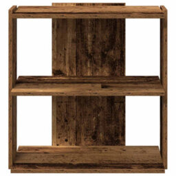 Berkfield Elegant Bookcase 3-Tier Old Wood 60X30X60 Cm Engineered Wood - thumbnail 4