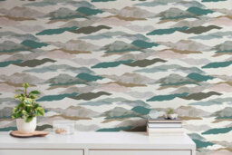 As Creation Bricoflor Non-Woven Wallpaper, Chinoiserie, Modern, Scandinavian In Brown, Grey, Green, Turquoise, White - 10,05 X 0,53 M - thumbnail 2