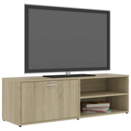 Berkfield Modern Tv Cabinet Sonoma Oak 120X34X37 Cm Engineered Wood - thumbnail 4