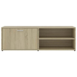 Berkfield Modern Tv Cabinet Sonoma Oak 120X34X37 Cm Engineered Wood - thumbnail 3