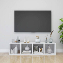 Berkfield Durable Tv Cabinet White 37X35X37 Cm Engineered Wood - thumbnail 9